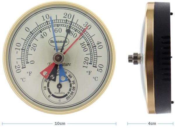 Max Min Thermometer and Hygrometer - Ideal Greenhouse Thermometer and Humidity Meter To Monitor Maximum and Minimum Temperatures and Humidity Easily Wall Mounted - Image 4