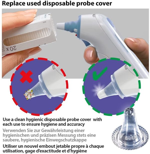 Braun Healthcare Thermoscan Lens Filters for Ear Thermometers - Image 4