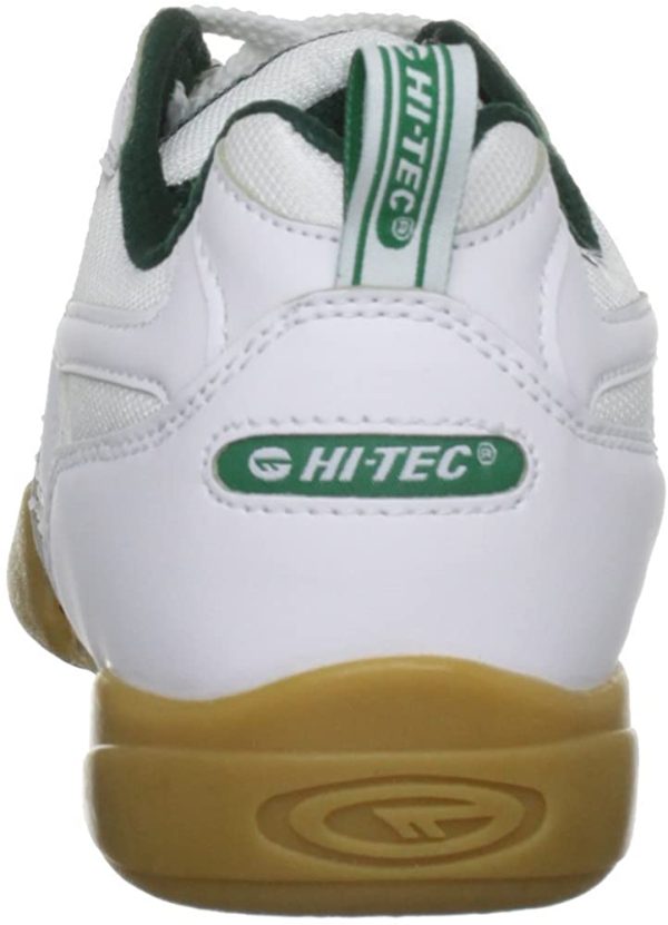 Hi Tec Men's Squash Classic Trainers, White/Dark Green, 8.5 UK - Image 3