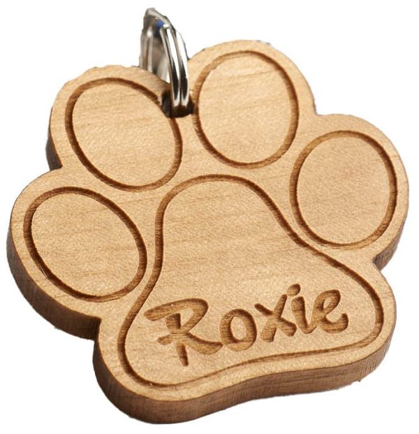 Personalised Wooden Dog Tag or Cat Tag ID Identification Pet Tag - Image 9