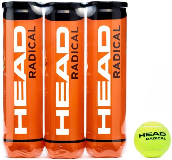 HEAD Radical Tennis Balls, Triple Pack (12 Balls) - Image 6