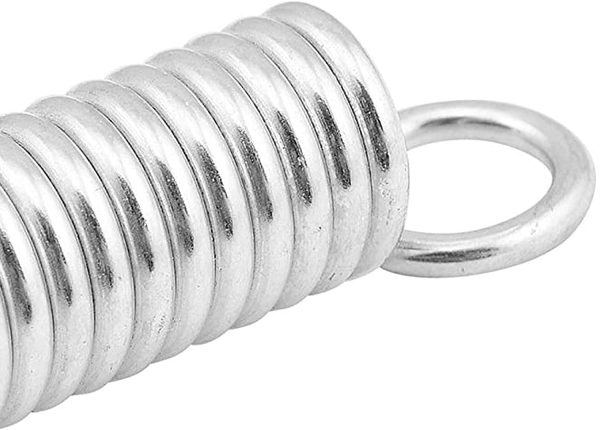 Extended Compressed Spring Small Dual Hook Ends Heavy-Duty Stainless Steel Replacement?Springs Tension Spring for Tents, awnings, caravans - Fastening Accessories (Pack of 2) - Image 2