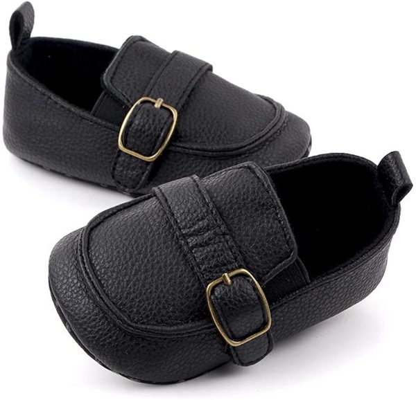 MASOCIO Baby Boys Moccasin Shoes Infant First Walking Soft Sole Anti-Slip Casual Flats Crib Shoes - Image 3