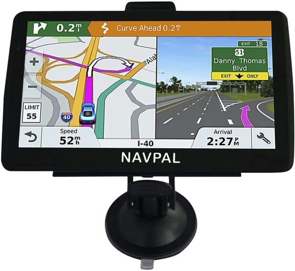 BLUETOOTH SAT NAV (7 INCH) UK EUROPE EDITION 2022 (FREE Lifetime Updates) GPS Navigation for Car Truck HGV Lorry Motorhome, Features Postcodes, Driver Alerts, Lane Guidance & POI (BRITISH BRAND) - Image 2