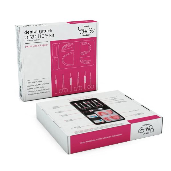 Dentistry Suture Kit | Complete Suturing Kit Including 4 Suture Pads | Perfect Dentist Gifts | 6 Quality Dental Suture Tools | Suturing Practice | OSCE Dentistry | Perfect Suture Material - Image 4