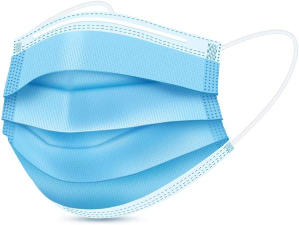 Disposable 3-Layer Protective Face Masks, High Filterability, Suitable for Sensitive Skin (100) - Image 6