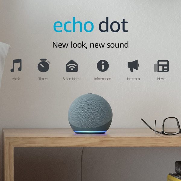 Echo Dot (4th generation) | Smart speaker with Alexa | Twilight Blue - Image 4