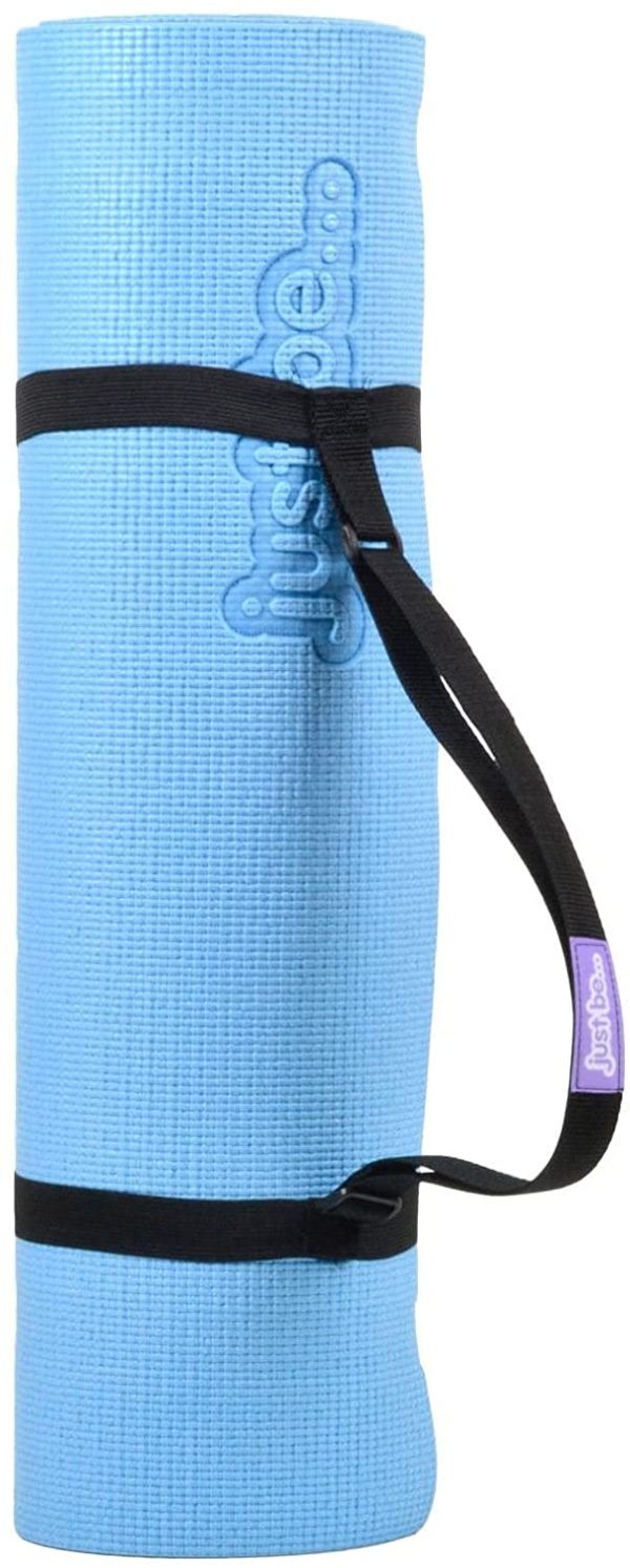 just be?? 10mm Thick 2-Tone Non Slip Exercise Yoga Pilates Mat ?C 180cm - 10mm Foam with Colour Coded Carry Strap - Image 3