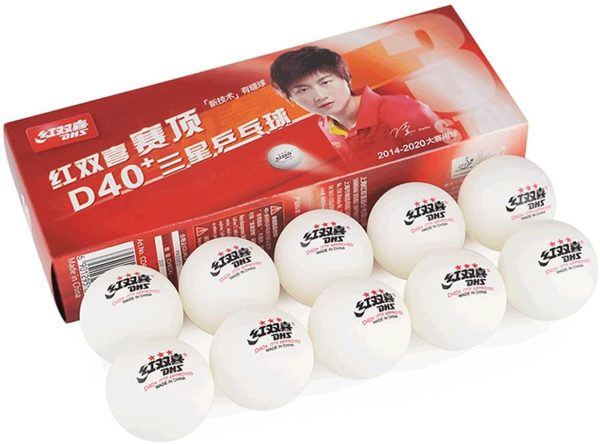 DHS Table Tennis Balls 3 Star White, Professional D40+ Ping Pong Balls Set of 10 ideal for Competition, ITTF Approved Ping-Pong Balls GREAT BOUNCE, POWER AND SPIN - Image 5