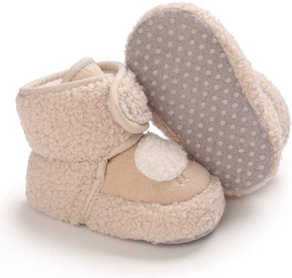 MASOCIO Baby Girls Boys Cute Sheep Booties Infant Soft Sole Crib Pram Prewalker Warm Boots