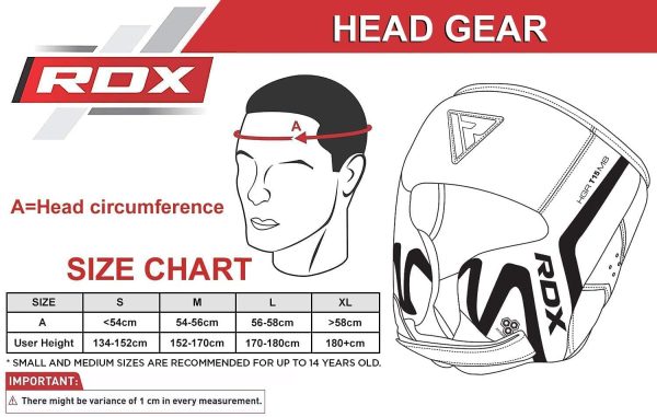 RDX Pro Head Guard Boxing Sparring Grappling, Maya Hide Leather, Headgear MMA Muay Thai Kickboxing Protection Training Helmet, Multi Layered Padding, Taekwondo Martial Arts BJJ Wrestling Karate, Black - Image 6