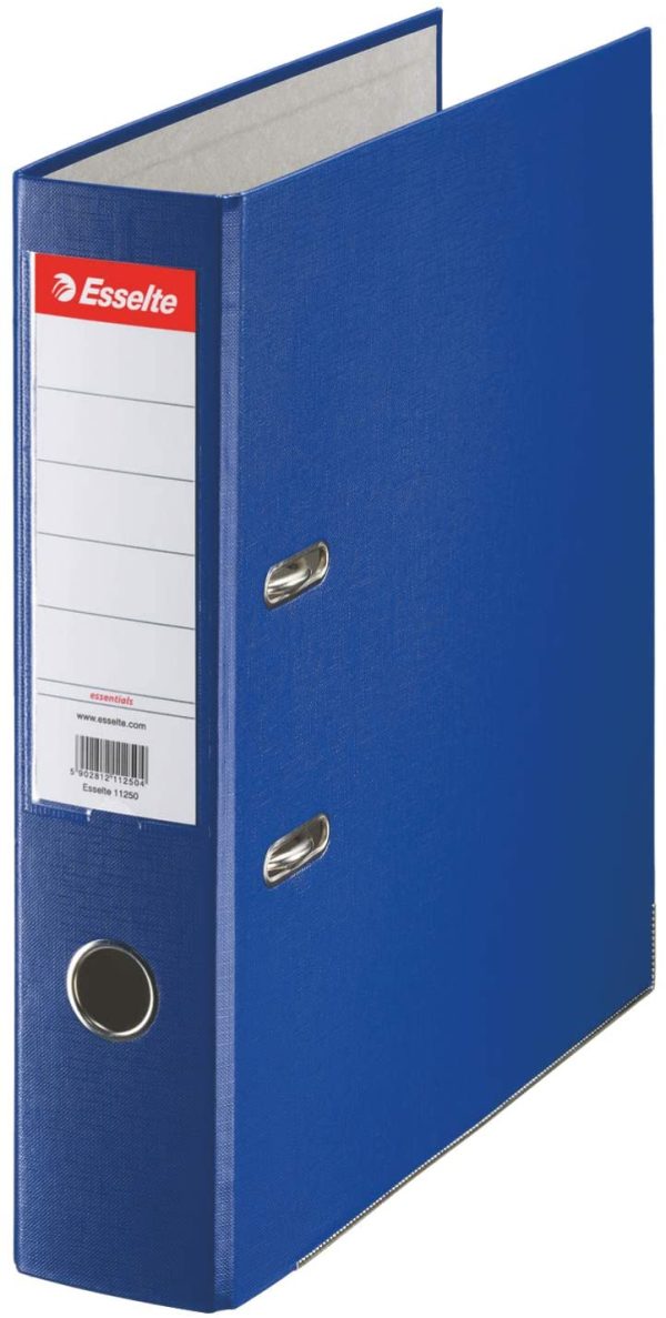 , Pack 3 A4 Lever Arch File, 550 sheets Capacity, PP, Plastic Cover, Red, Blue and Black File Folders, 628327 - Image 4