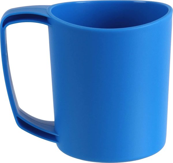 Lifeventure Ellipse Plastic Mug For Camping, Travel & Outdoor - Blue