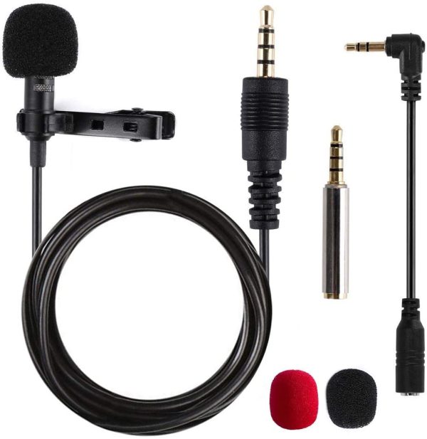 Lavalier Microphone, Gyvazla Professional Grade Omnidirectional Lapel Mic with Easy Clip on System, Perfect for Recording Interview/Video Conference/Podcast/Voice Dictation/Phone - Image 5