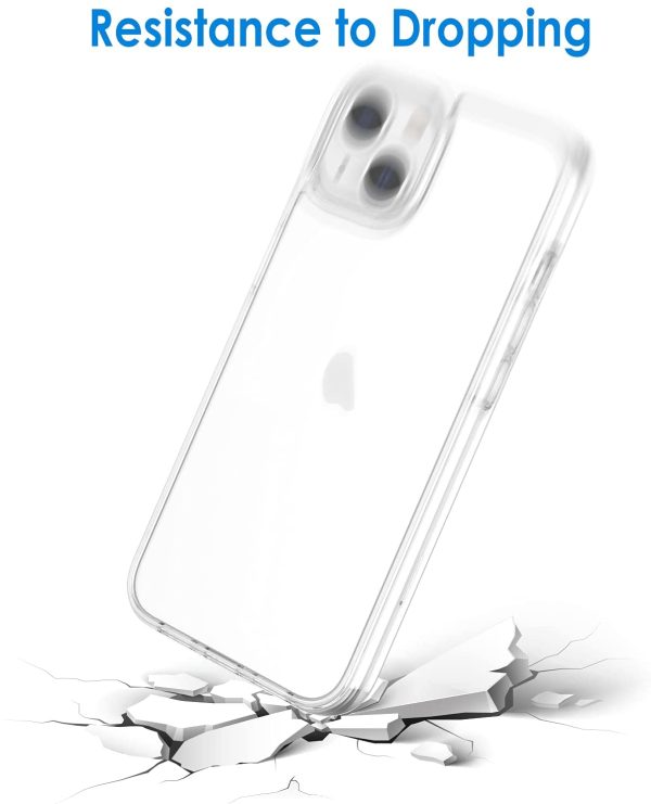 JETech Case Compatible with iPhone 13 6.1-Inch, Shockproof Bumper Cover, Anti-Scratch Clear Back (HD Clear) - Image 2