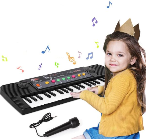 m zimoon Piano for Kids, Piano Keyboard Multifunction 37 Keys Electronic Keyboard with Microphone Musical Educational Toys for Boys Girls Beginners Age 3-8 Year Old - Image 4