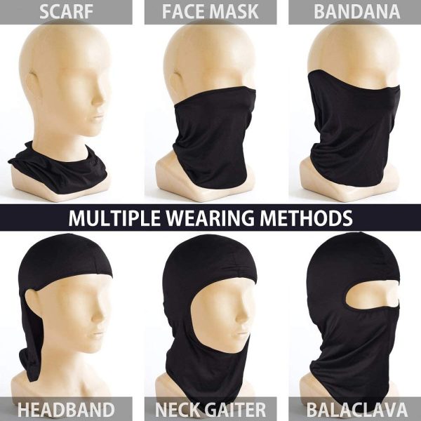 fuinloth Balaclava Ski Face Mask, Motorcycle Cycling Neck Warmer for Helmet, UV Protector Scarf for Men/Women - Image 7