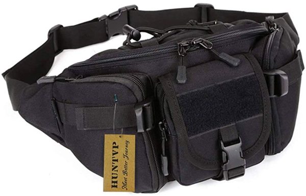 HUNTVP Tactical Waist Bag Military Waist Pack Molle Bumbag Fanny Pack for Outdoors Walking Running Hiking Camping Climbing Trekking Hunting - Image 2