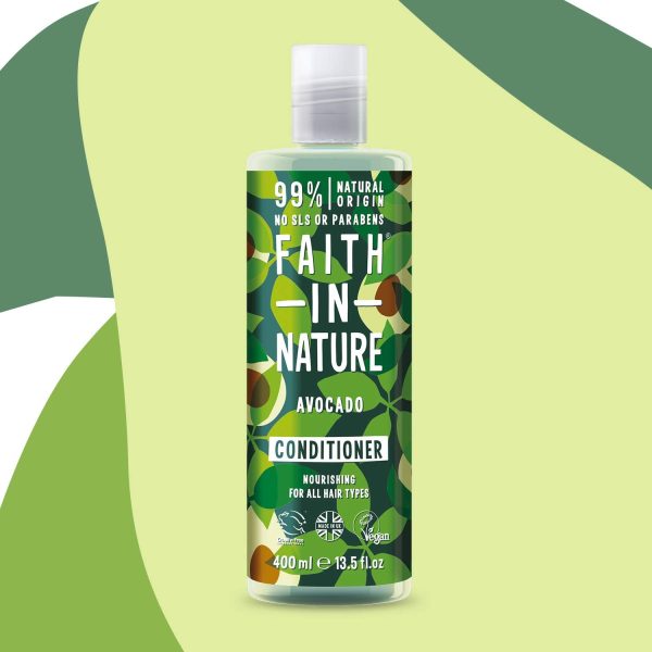 Faith In Nature Natural Avocado Conditioner, Nourishing, Vegan and Cruelty Free, No SLS or Parabens, For All Hair Types, 400 ml - Image 9