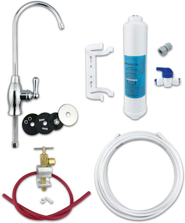 Classic Undersink Drinking Water Filter Kit System Including Tap and Accessories (Baseball) - Image 4