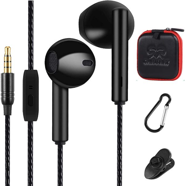 GAMURRY Earphones, Headphones, Wired In Ear Earphones Headphones, Clear Call&Powerful Bass&Lightweight Earphones Compatible with 3.5mm Headphones Devices - Image 4