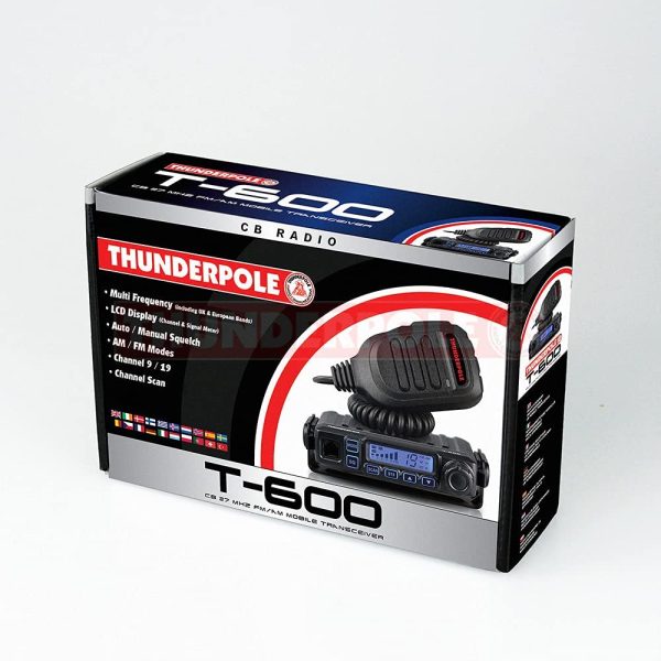 CB Radio Kit | Thunderpole T-600 + Apollo Mag Aerial | 12v AM/FM CB Radio & Antenna Pack - Image 3