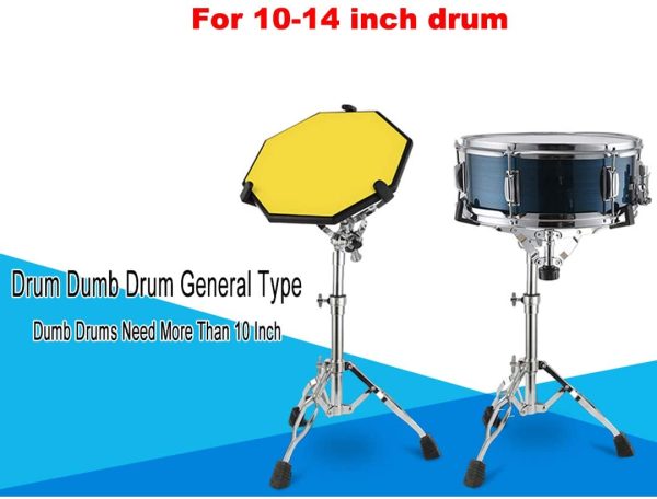 Drum Pad Stand with Drum Sticks Holder for 10-14 Inch Drum Pad,Snare Drum - Image 5