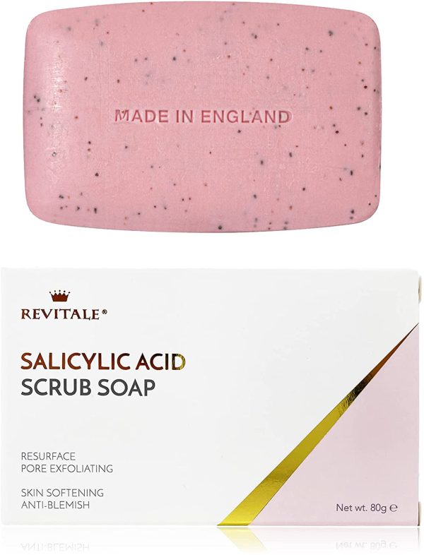 Salicylic Acid Scrub Soap, Pore Exfoliating, Softening Skin, Anti-Blemish - Image 3