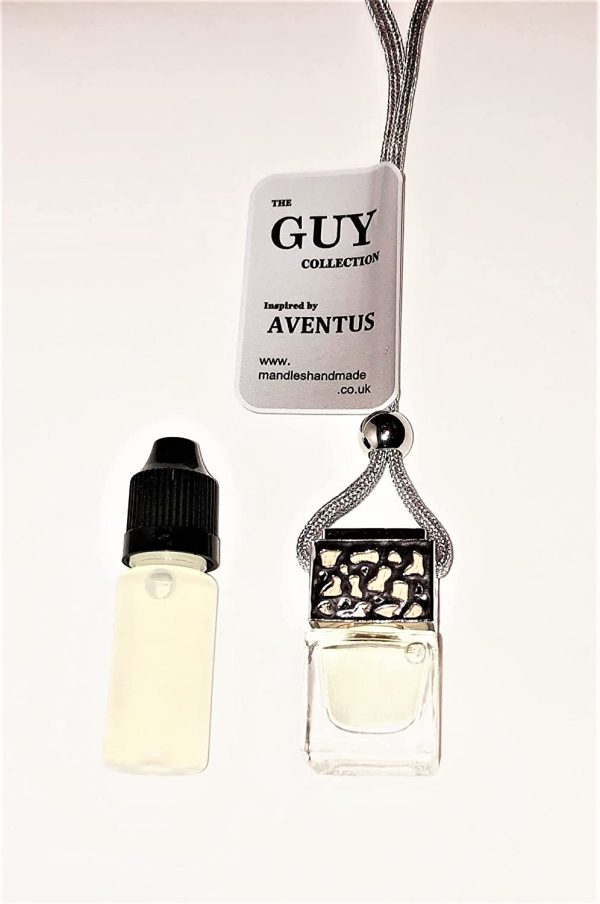 Creed Aventos scented car air freshener bottle with refill