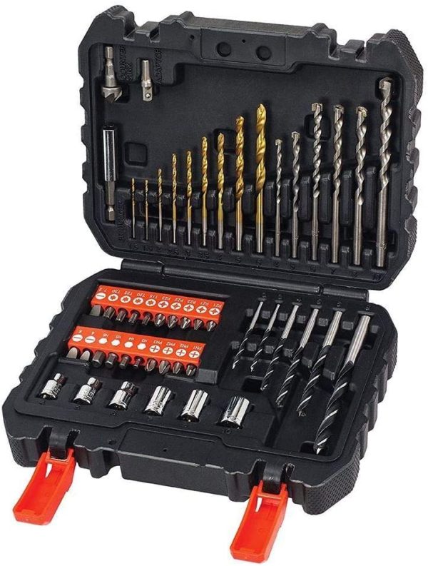 Black + Decker A7188 Drill and Screwdriver Bit Set 50-Piece