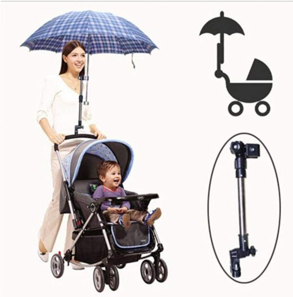 Adjustable Baby Stroller Pram Umbrella Stand Holder Bracket Cycling Bicycle Bike Home Accessories - Image 2