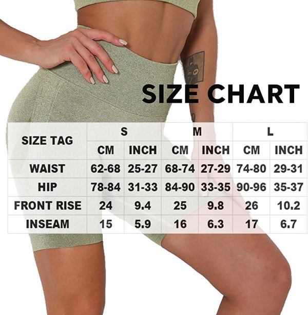 CROSS1946 Women's Seamless Scrunch Butt Shorts Booty Butt Lifting Yoga Shorts Sexy Workout Leggings - Image 4