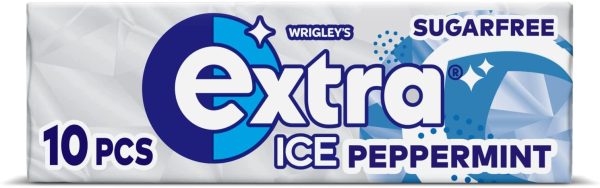 Extra Wrigley Ice Peppermint Sugarfree Gum with Microgranules 10 Pieces (Pack of 30) - Image 5