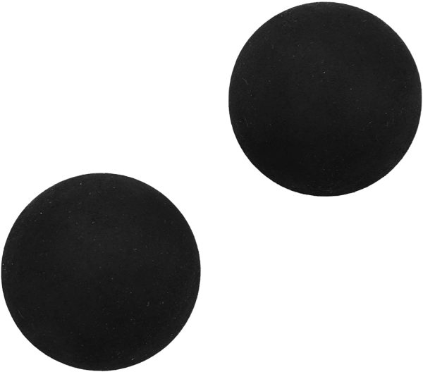 Domilay Squash Ball Two-Yellow Dots Low Speed Sports Rubber Balls Professional Player Competition Squash(2 Pcs) - Image 4