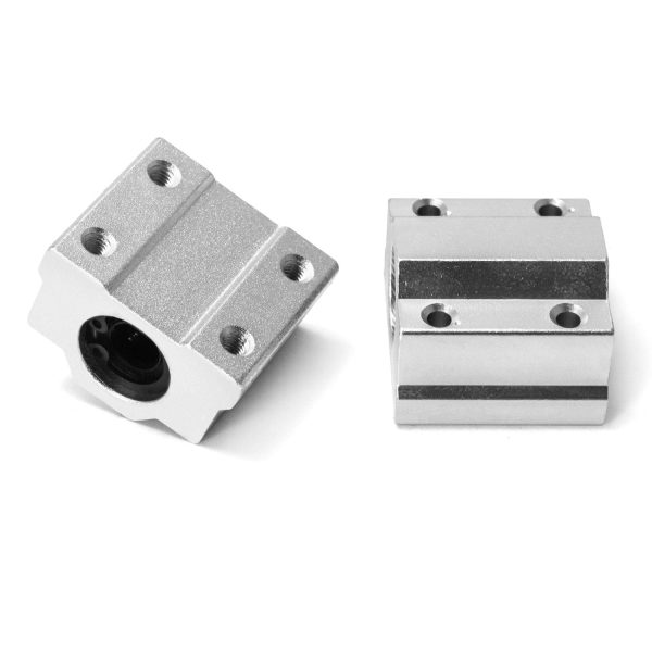 QWORK SCS8UU Linear Motion Ball Bearing, CNC Slide Bushing, Slide Block, Aluminum, 8mm Inner Diameter, 4 Packs - Image 5