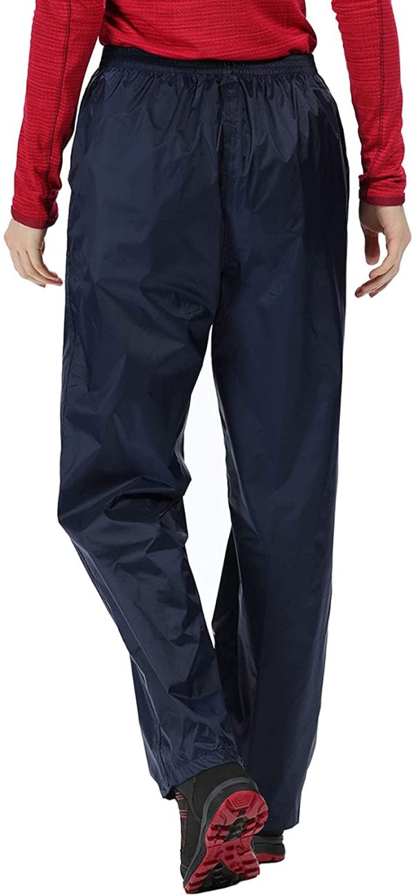 Regatta Womens Pack It Waterproof Over Trousers - Midnight - Image 2