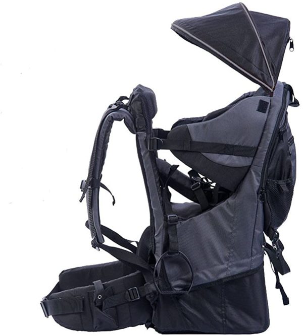 Child Carrier, XTELARY Baby Toddler Hiking Backpack Carrier with Rain cover Child Kid Sun canopy Shield, Holds up to 50 Pound