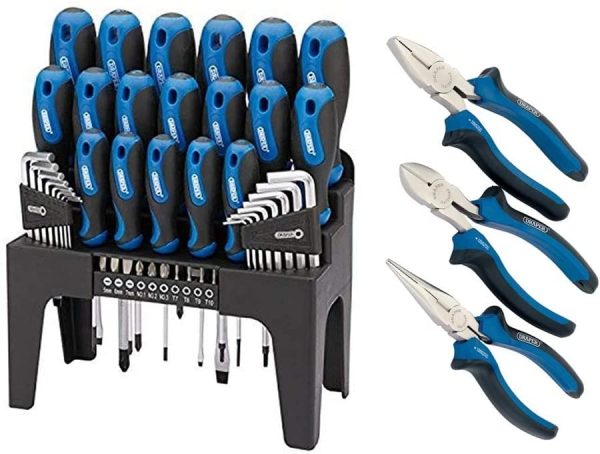 Draper Tools 865/44 44PC S. & 45864 3-Piece Soft-Grip Pliers Set - Image 3