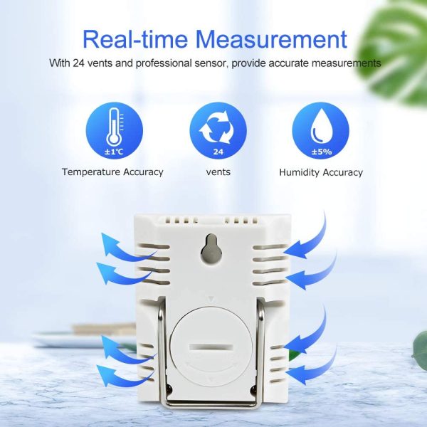 HOPLAZA Mini Digital Thermometer and Hygrometer, Temperature and Humidity Monitor with LCD Screen ??/?H Switchable for Home, Office, Baby Nursery Room Comfort - Image 5