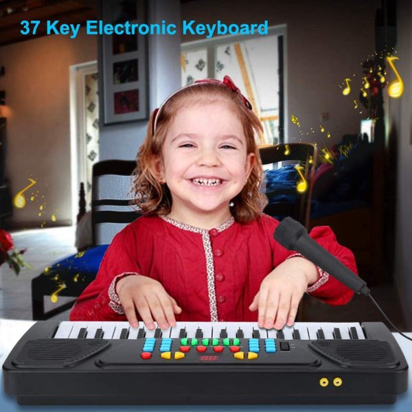 Piano for Kids,37 Key Piano Keyboard Multi-function Electronic Keyboard Piano Play Piano Organ with Microphone Educational Toy with Microphone for Toddlers Kids Children Beginners - Image 6