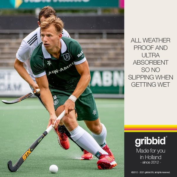 GRIBBID Progrip Hockey Stick Grip - The Original Dutch Chamois - Soft Touch - Comfortable - Anti Slip - Waterproof - Absorbent - Easy to Use - Image 6