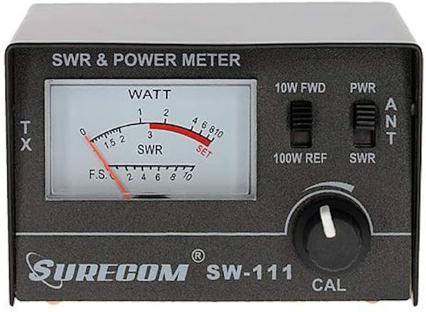 Mcbazel Surecom SW-111 100 Watt SWR/Power Meter for CB Radio Antenna - Image 2