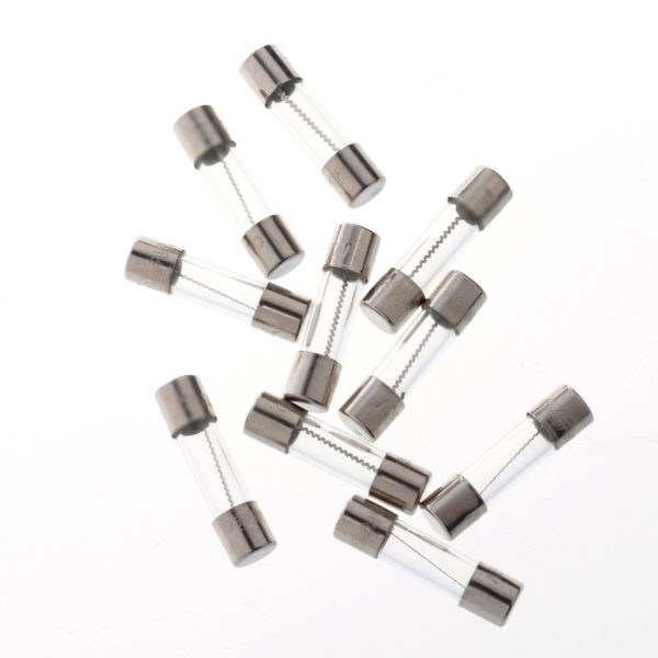 Pack of 10 pcs Slow-Blow Fuse 1A 250V Glass Fuses 20 x 5mm