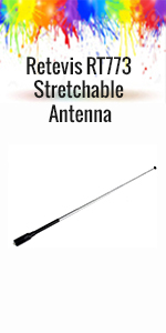 Retevis RT773 Stretchable Antenna SMA-F