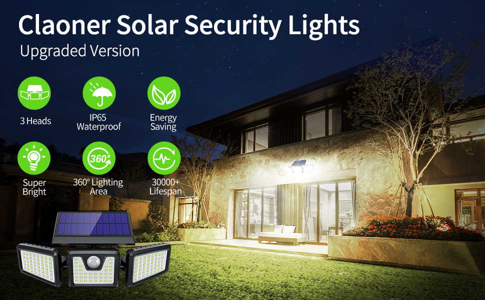 128 led solar light