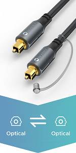 Optical audio cable; digital audio cable; toslink cable