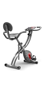 folding exercise bike