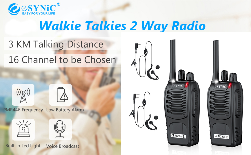 Rechargeable Walkie Talkie