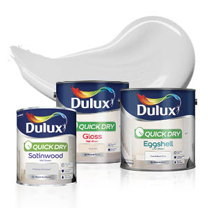 dulux quick dry trim bedroom wood kitchen paint bathroom emulsion brilliant white cream kitchen