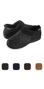 ULTRAIDEAS Men's Cozy Memory Foam Slippers w/Warm Fleece Lining